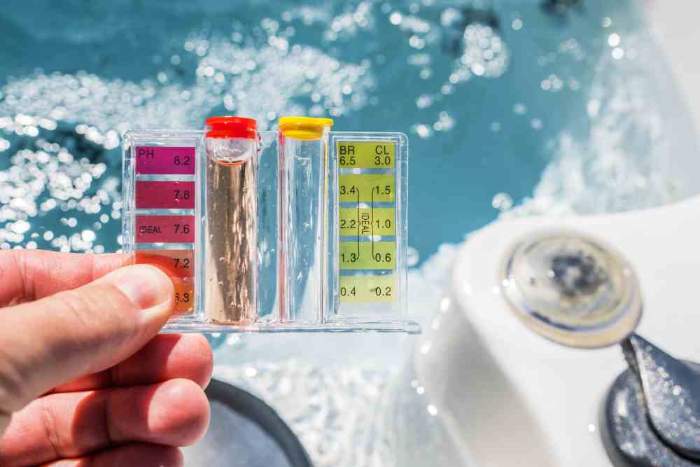 Water quality test strip